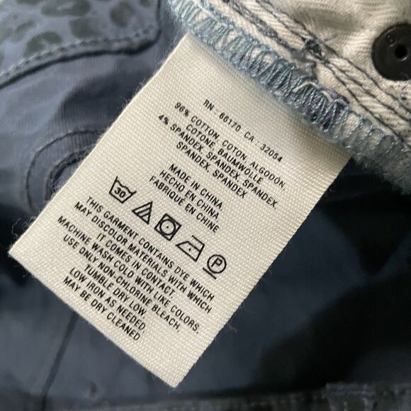 Anthropologie Pilcro and the Letterpress Fit/Stet Pants Size 32 Animal Velvet - Picture 10 of 14